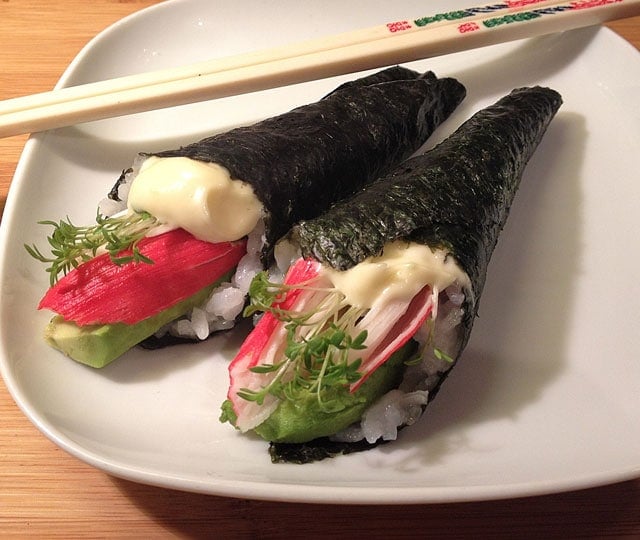 Sushi Handroll - California & Zalm Handroll