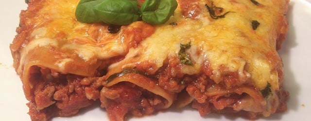 Cannelloni Bolognese & Mozzarella