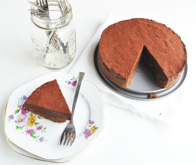 Chocolade Fudgetaart