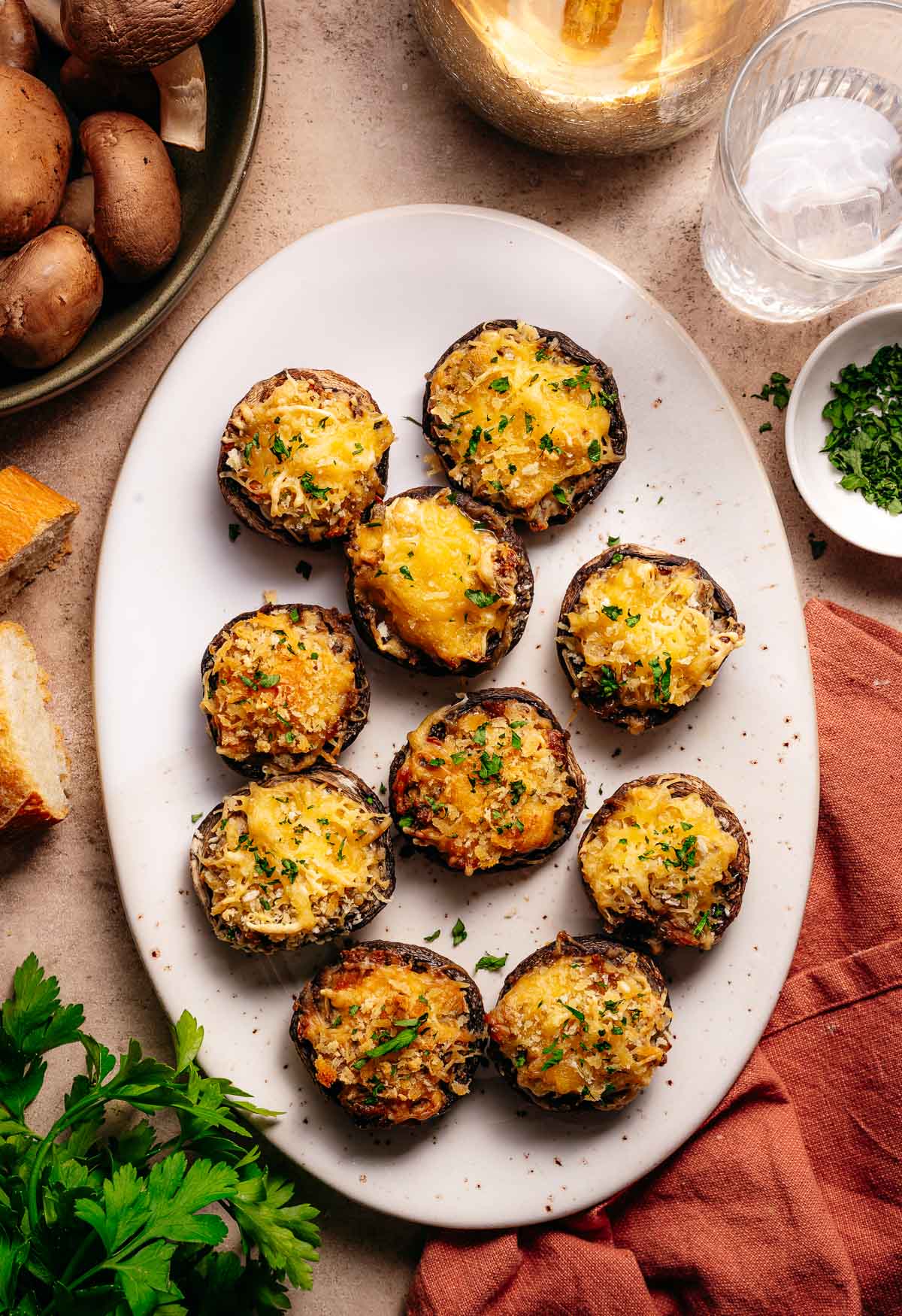 Gevulde champignon recept