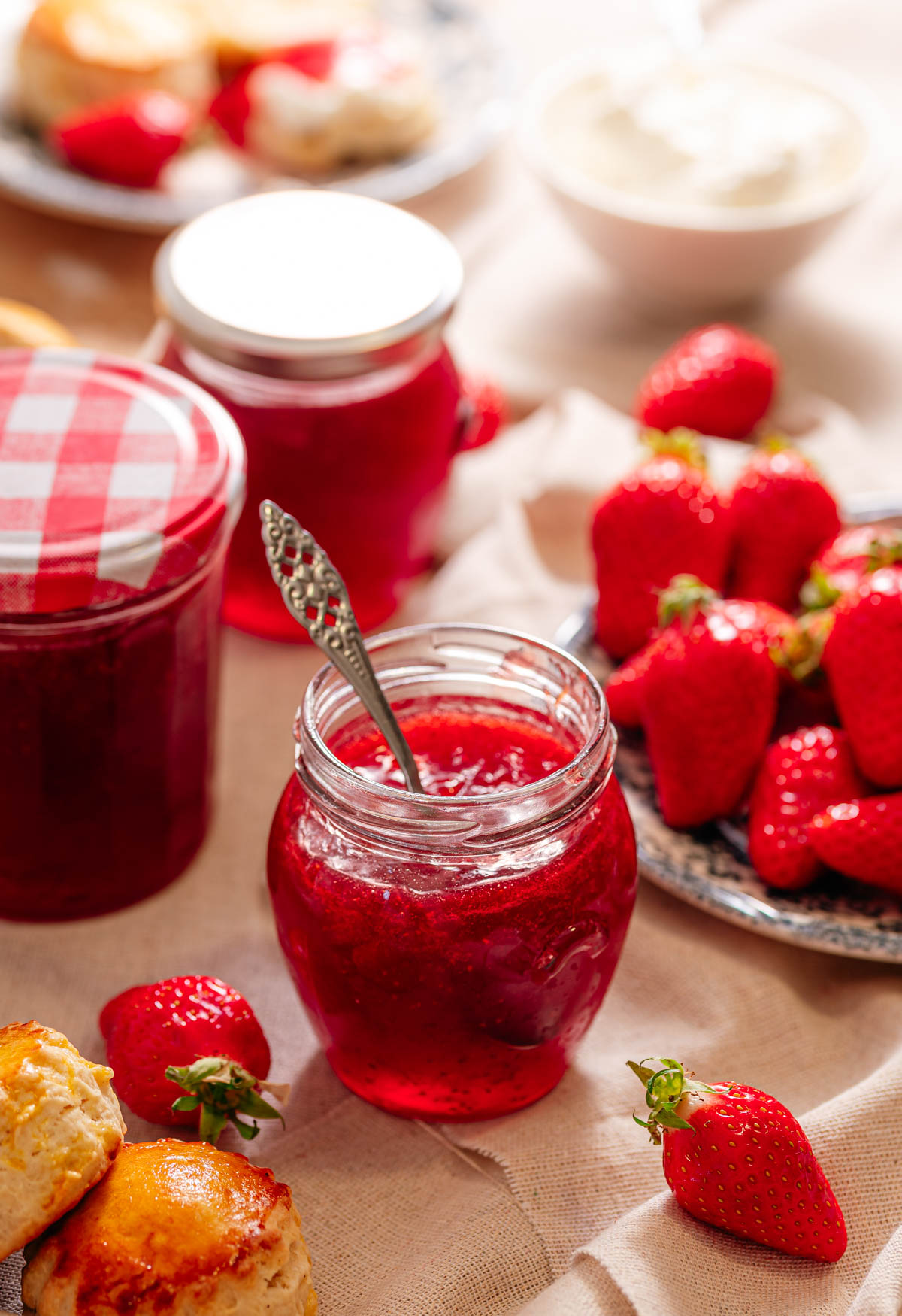 Zelf aardbeienjam maken