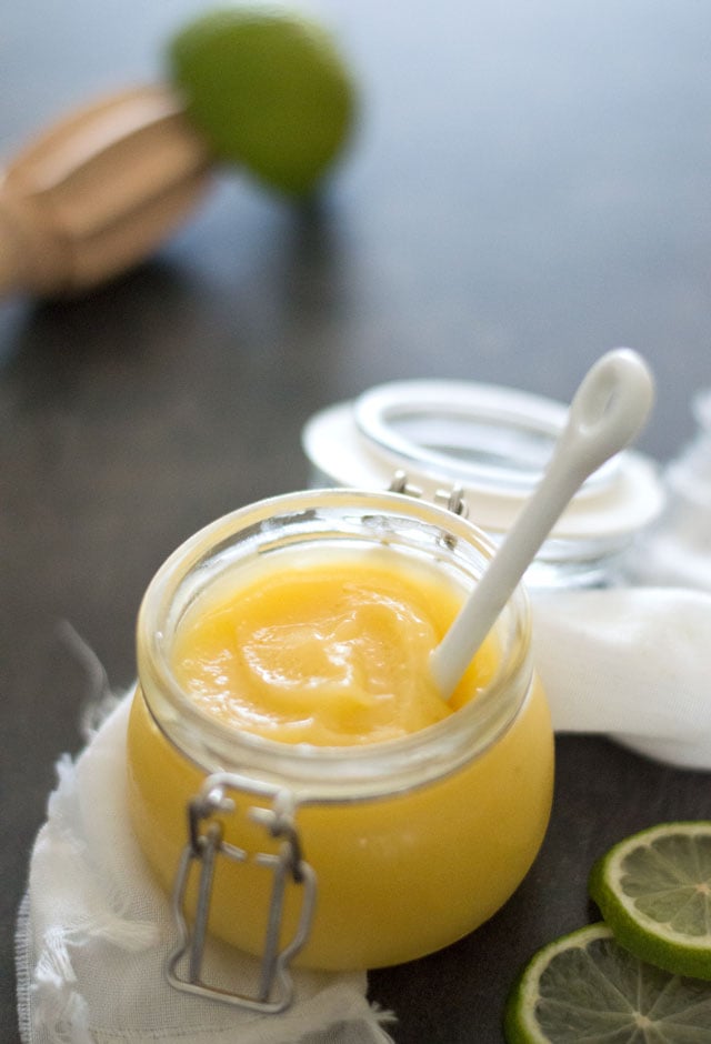 Lime curd recept