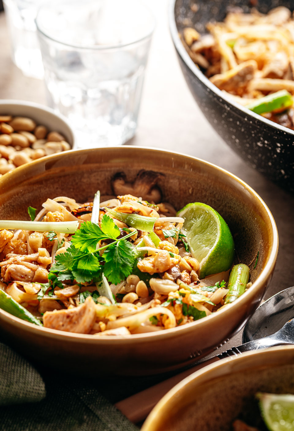 Pad Thai met kip recept