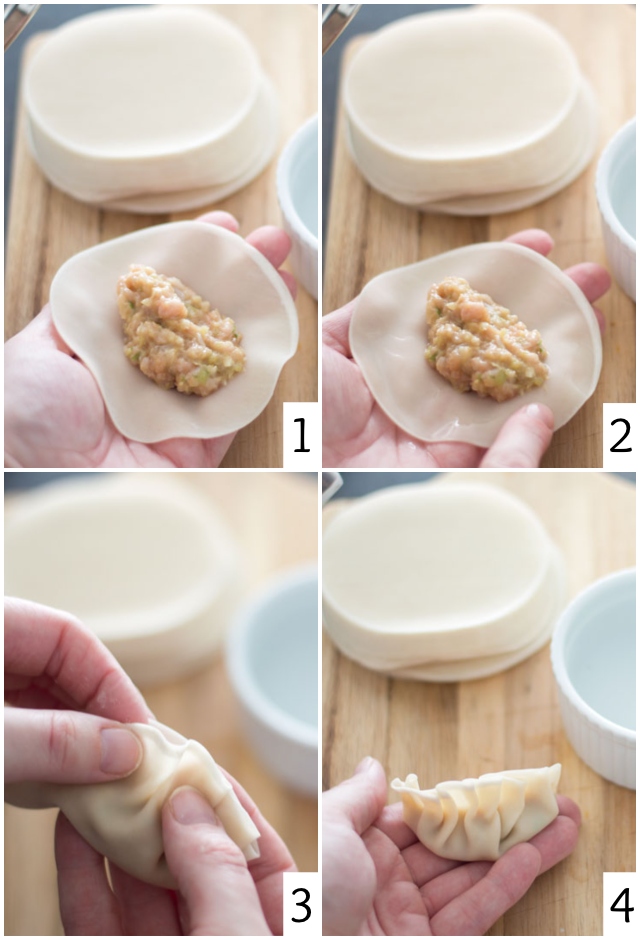 Gyoza vouwen