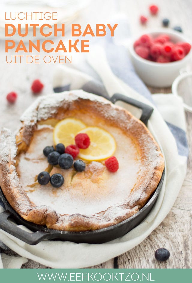 Dutch baby pancake Pinterest collage