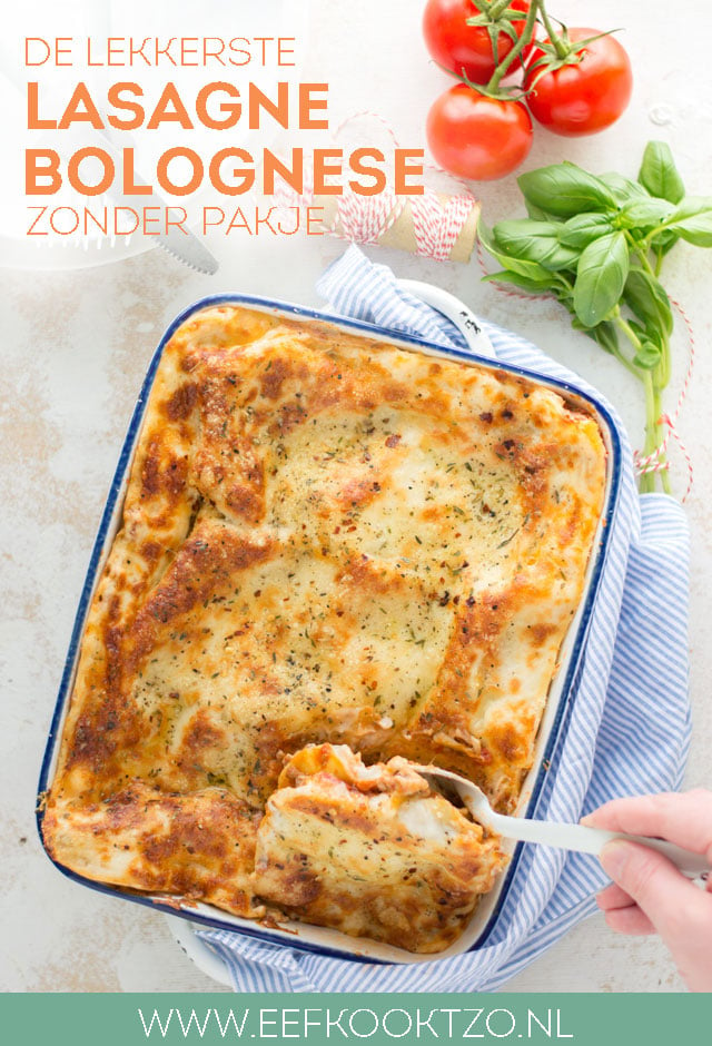 Lasagne bolognese Pinterest Collage