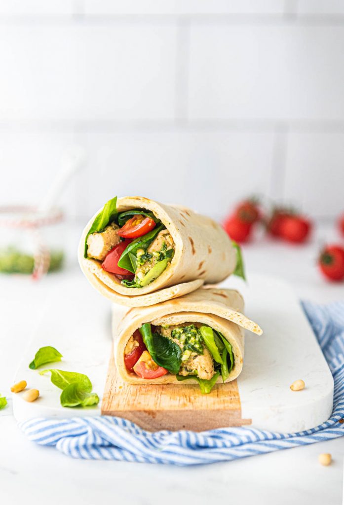 Wraps kip pesto makkelijke maaltijd Eef Kookt Zo