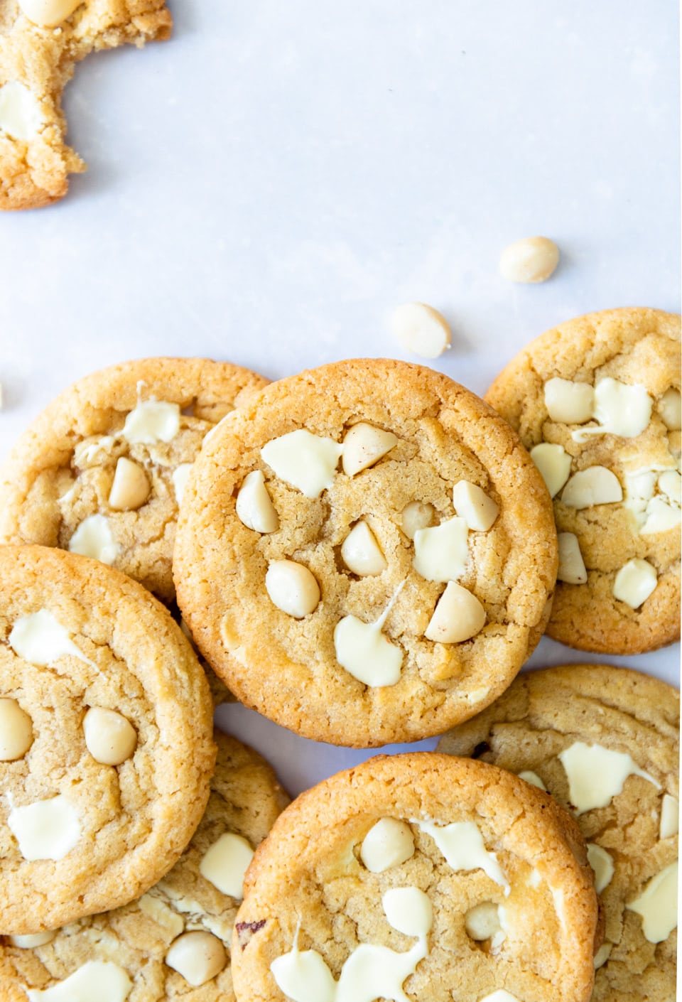 Macadamia en witte chocolade koekjes