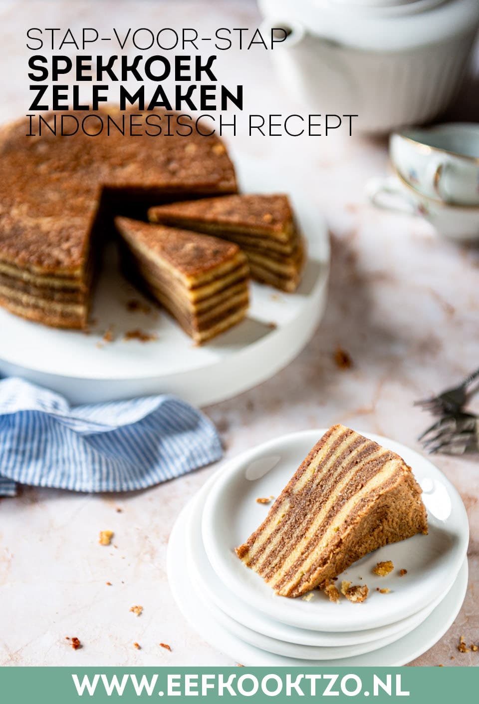 Spekkoek Pinterest Collage