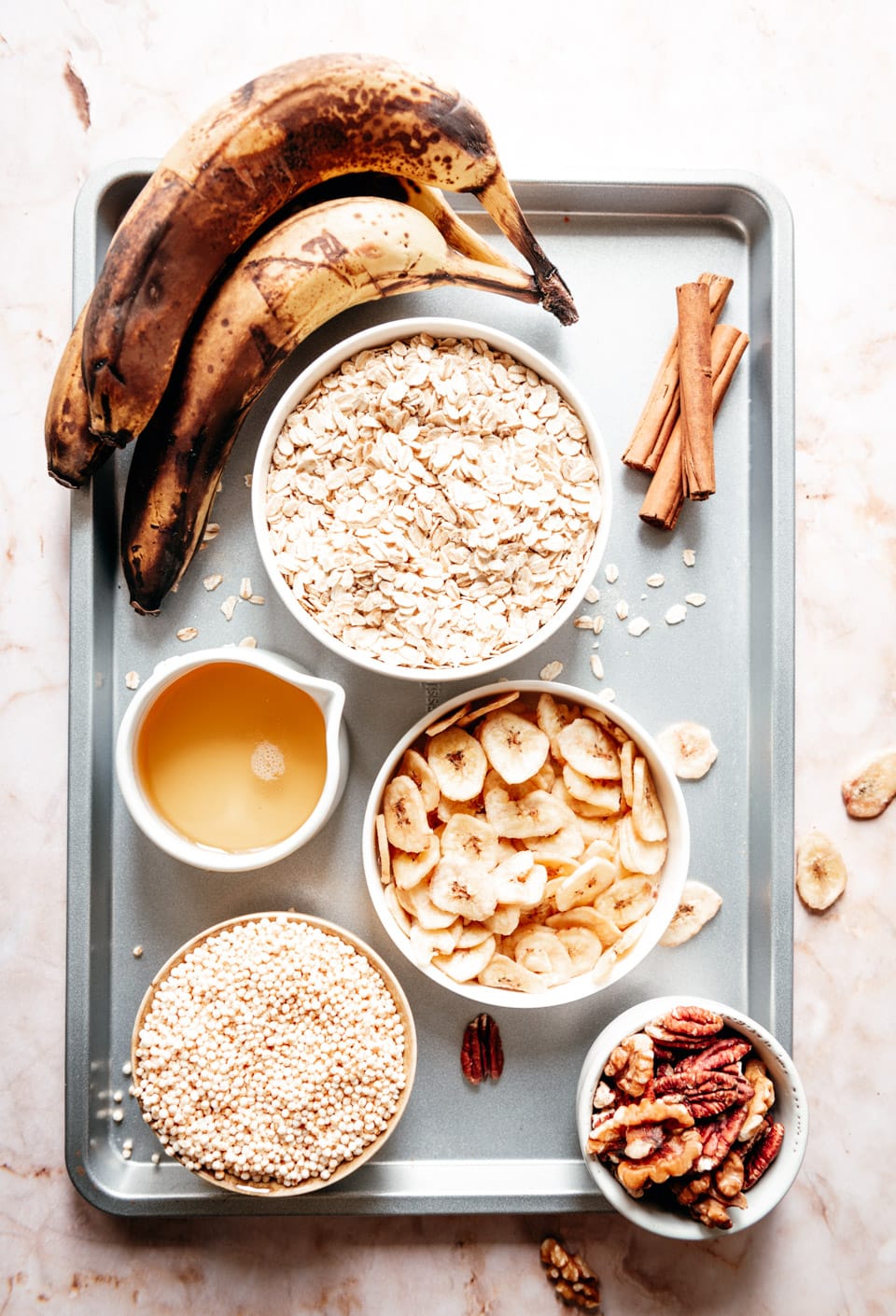 Bananenbrood granola ingredienten
