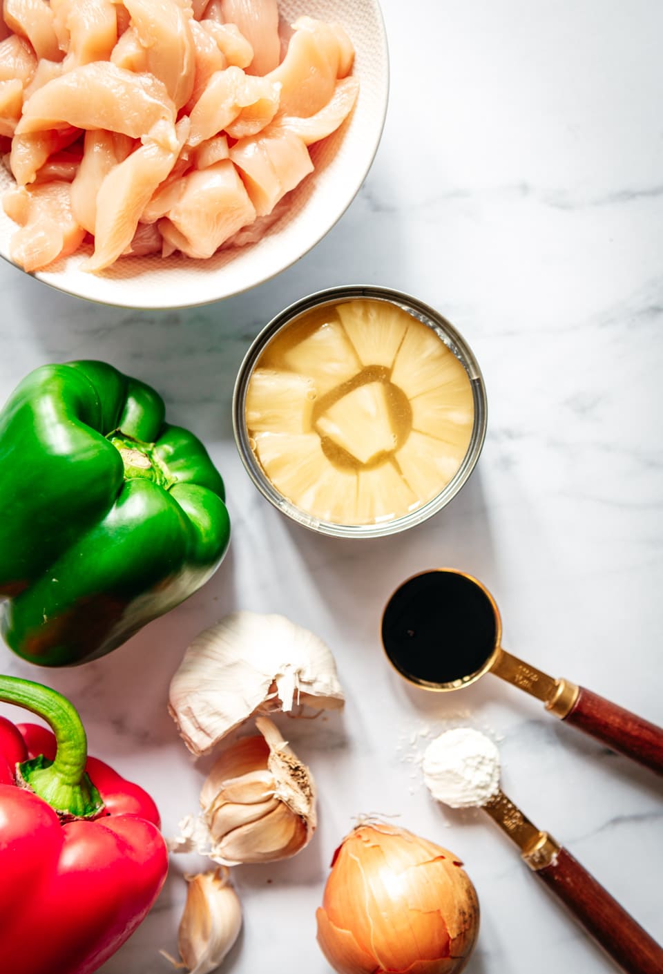 Ingredienten zoetzure kip