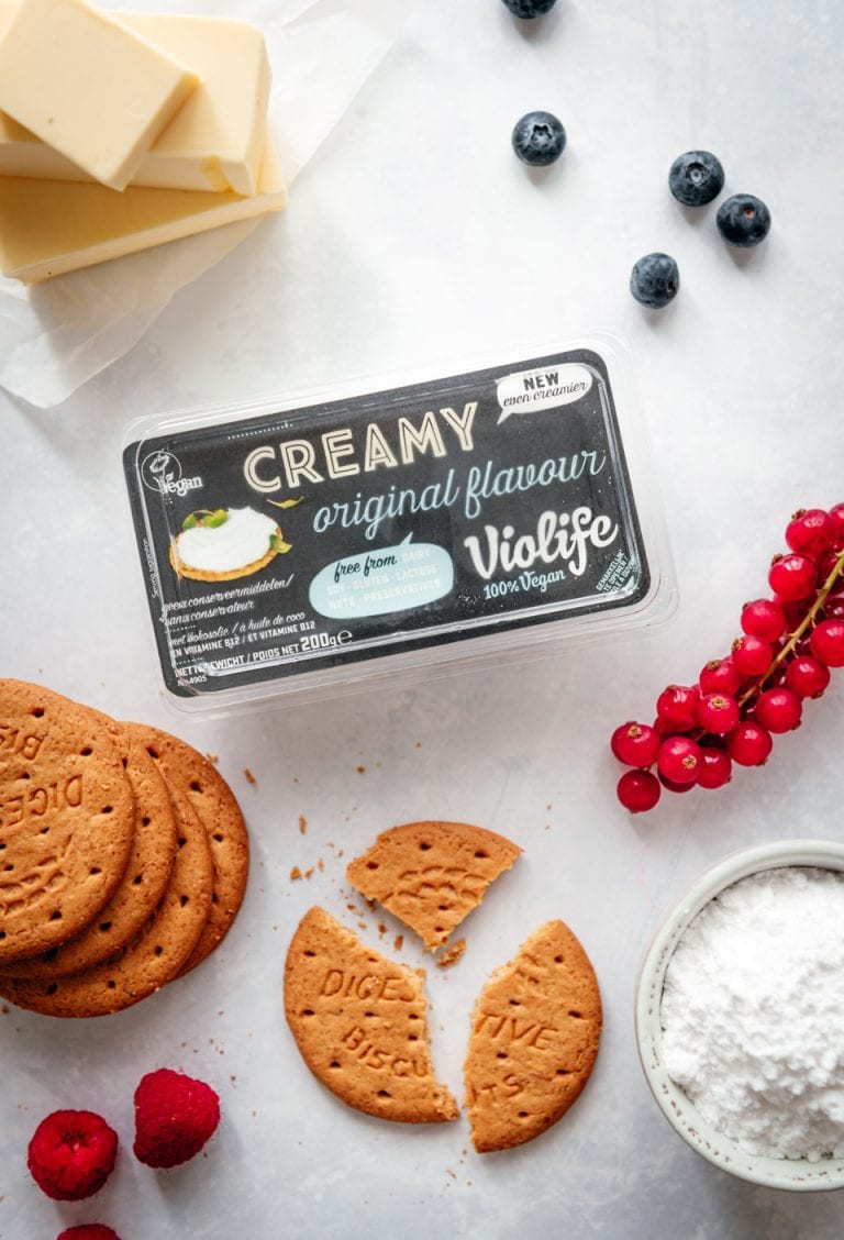 Vegan cheesecake (no bake) Eef Kookt Zo