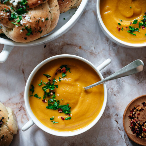Pompoensoep met wortel