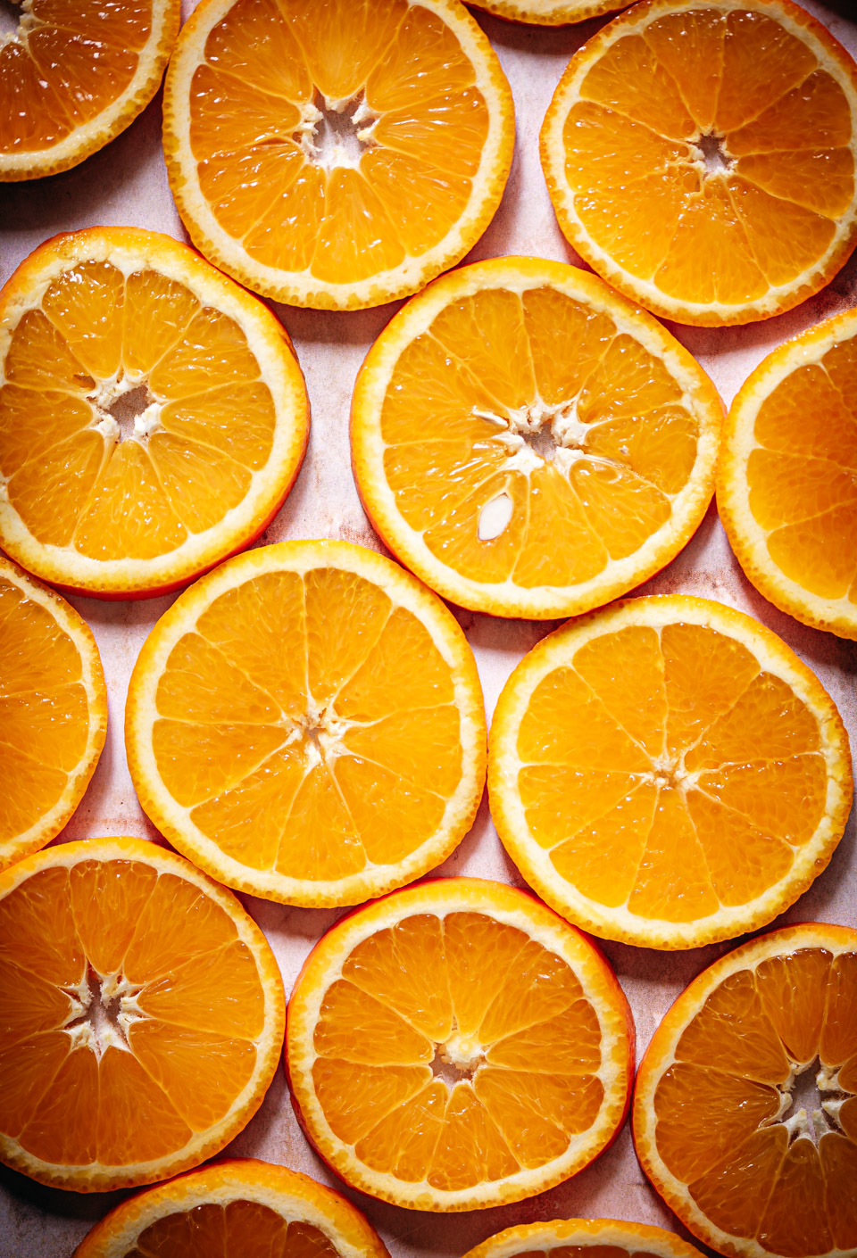Plakjes sinaasappel