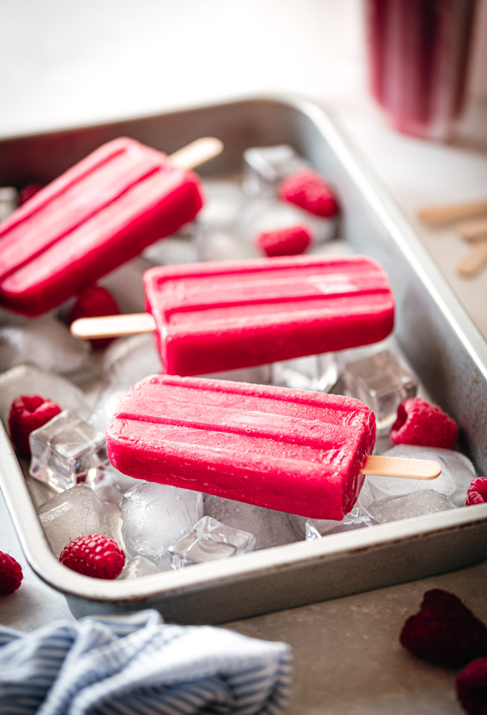 Frambozen waterijsjes recept