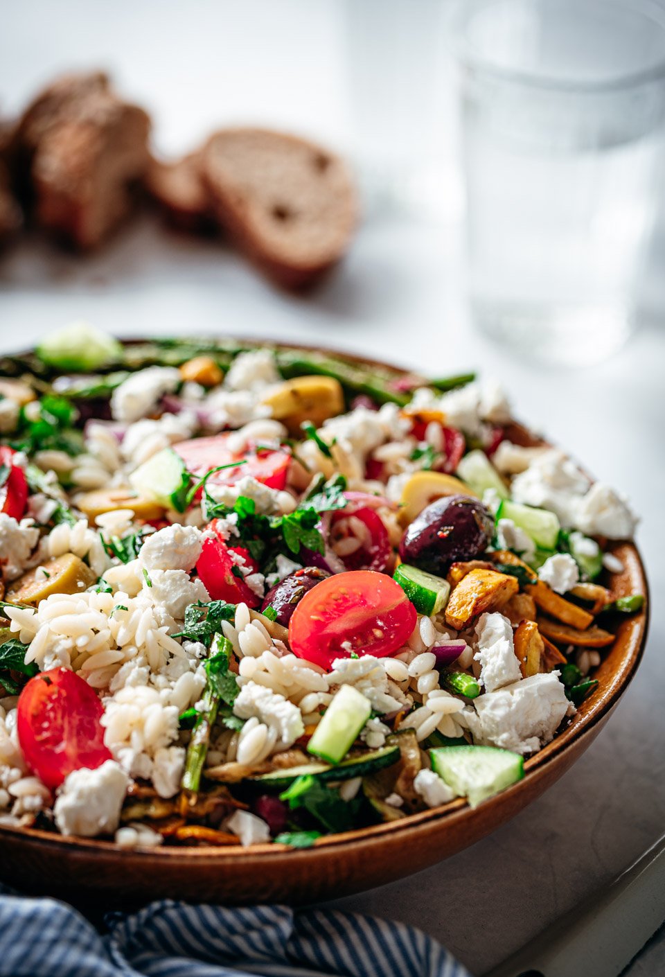 Griekse orzo salade recept