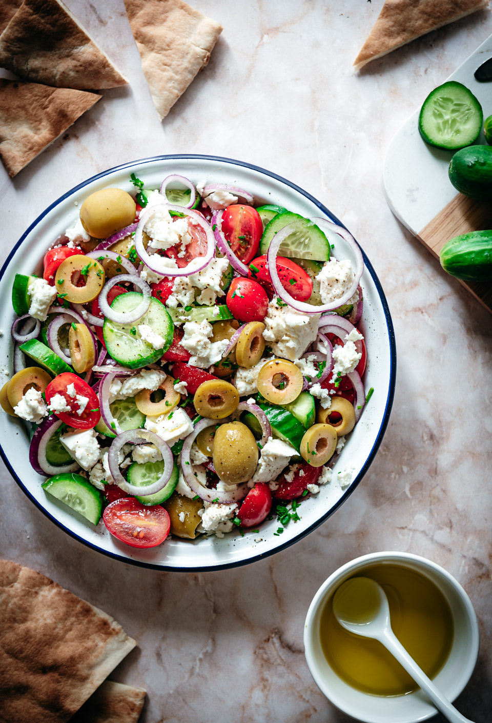 Griekse salade recept