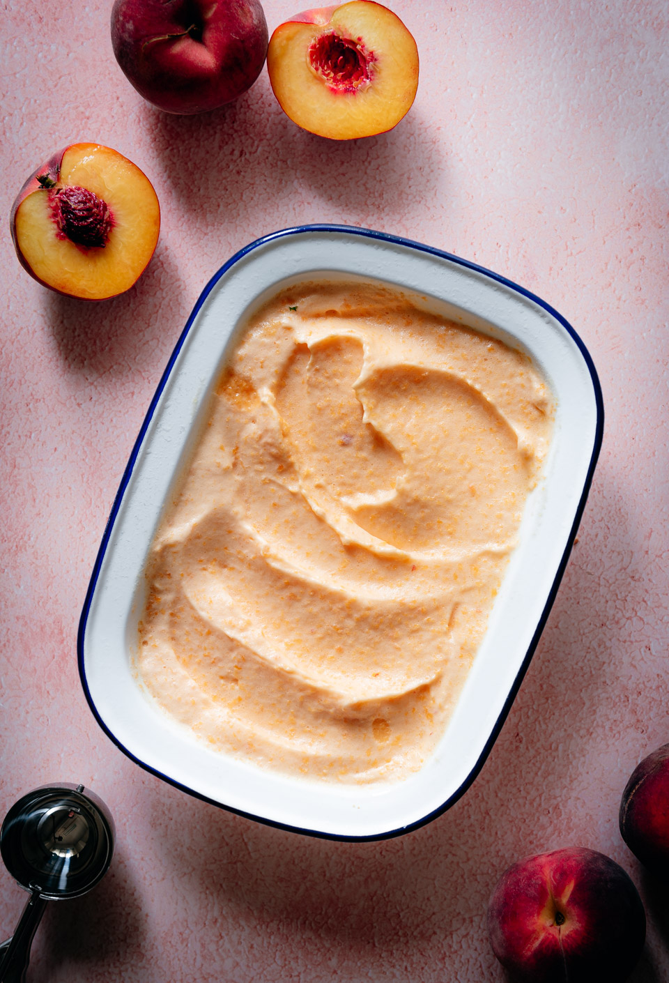 Perzik sorbetijs recept