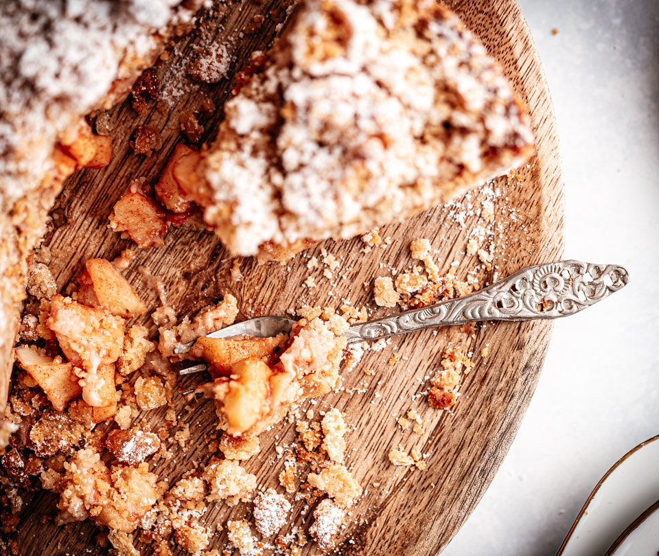 Appelkruimeltaart maken