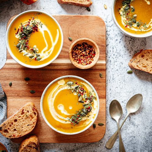 Klassieke pompoensoep