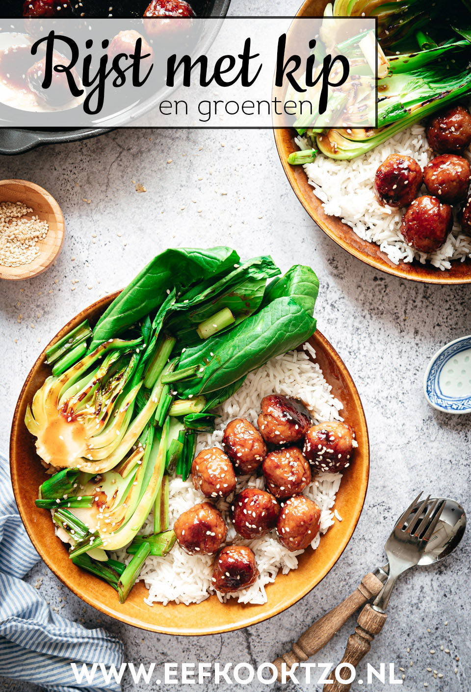 Rijst met kip en groenten Pinterest