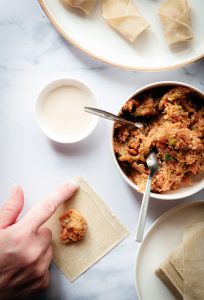 Stap 2 - Randjes nat maken