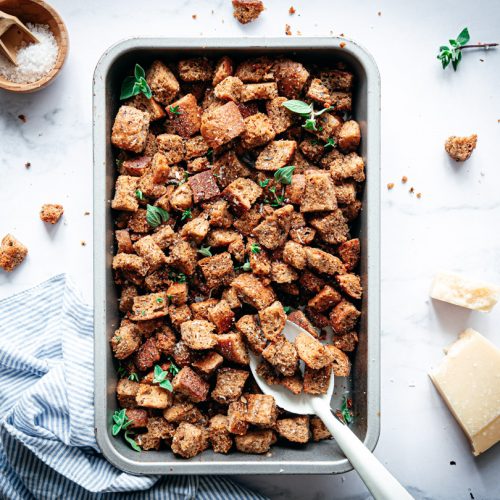 Zelf croutons maken