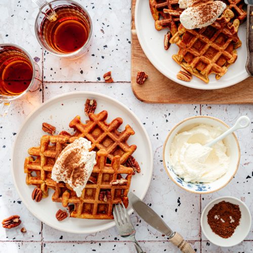 Pompoenwafels