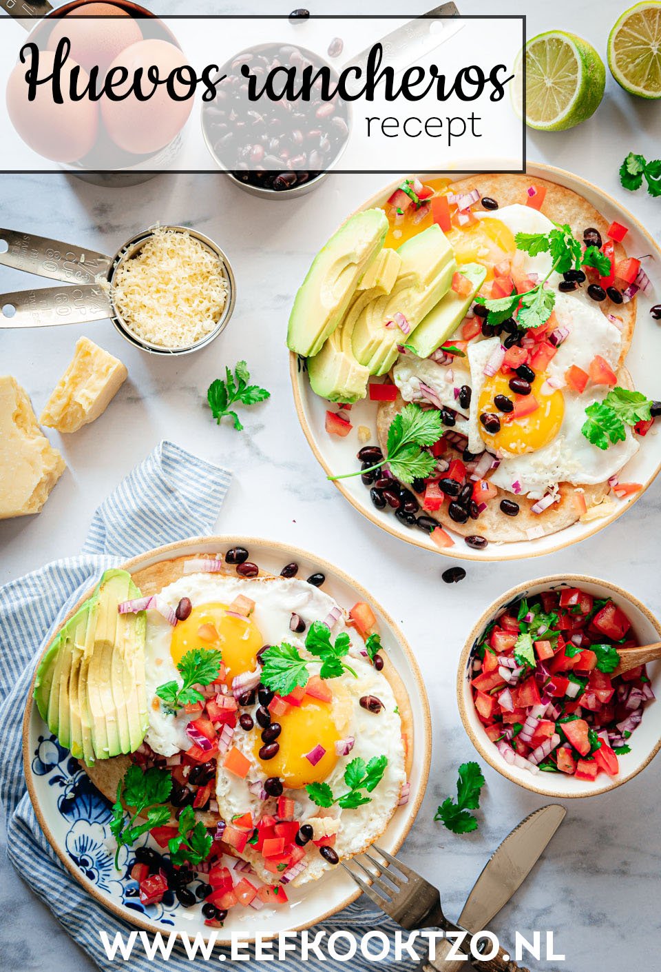 huevos rancheros Pinterest Collage