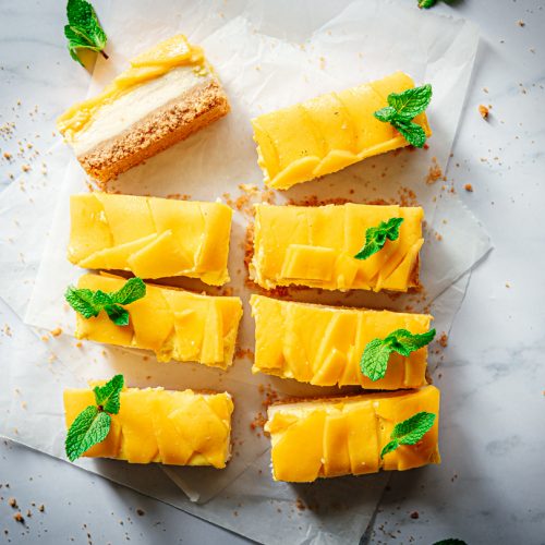 Mango yoghurt cheesecake_