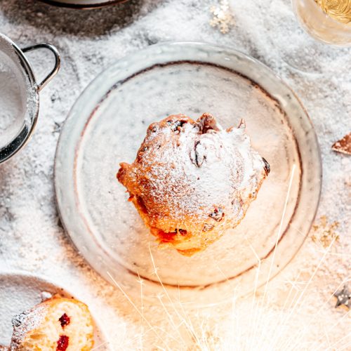 Oliebollen met cranberry