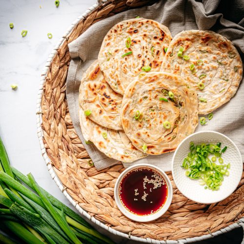 Chinese pannenkoekjes met bosui
