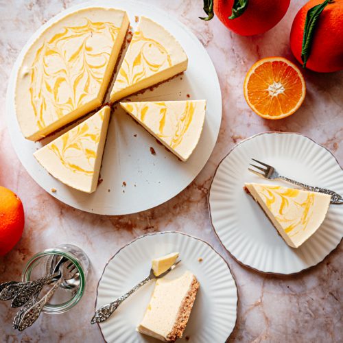 Sinaasappel kwarktaart