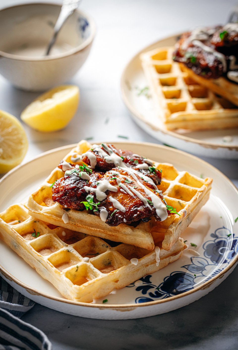 chicken and waffles recept