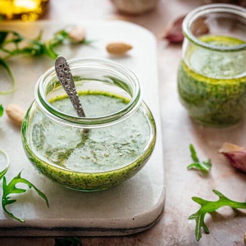 Rucola pesto amandelen