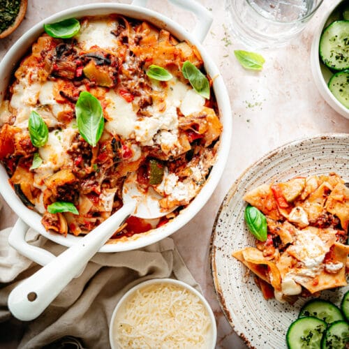 Lasagnette zonder pakje