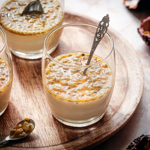 Panna cotta met passievrucht recept