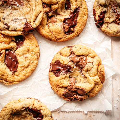 Brown butter chocolate chip cookies recept