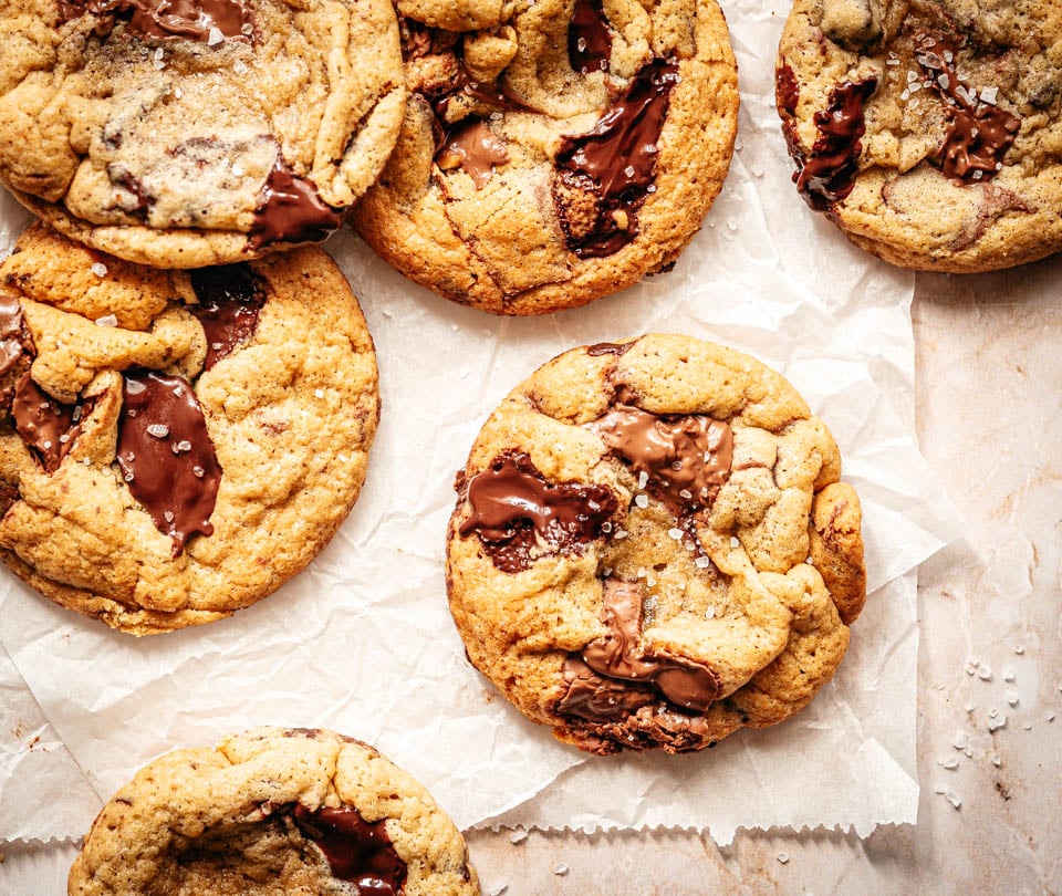 Brown butter chocolate chip cookies recept