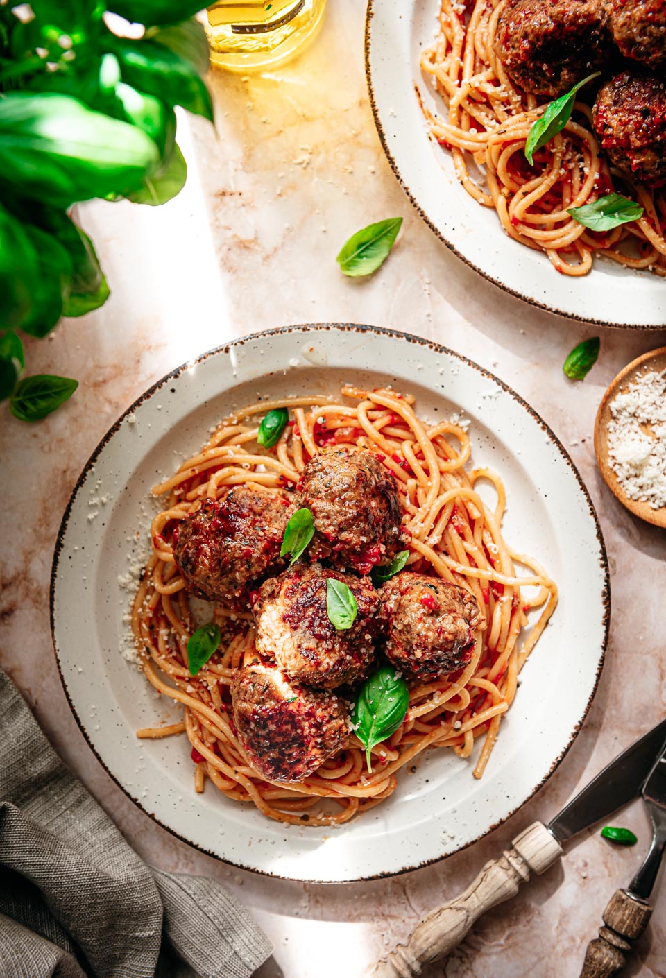 Spaghetti met gehaktballetjes Eef Kookt Zo