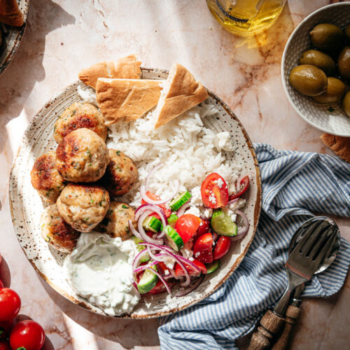 Gehaktballetjes met feta