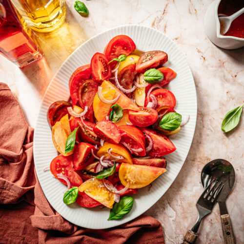 Recept voor een tomatensalade