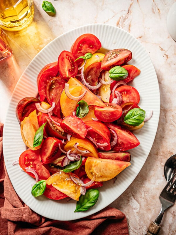 Recept voor een tomatensalade