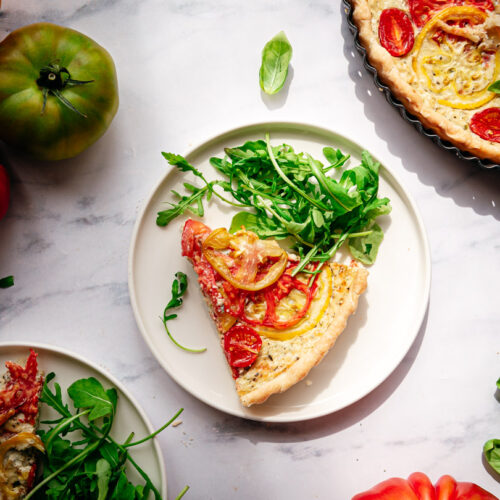tomatenquiche recept