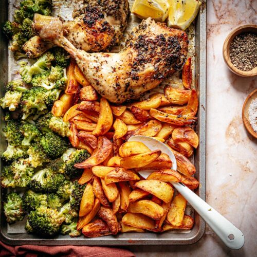 Traybake met broccoli