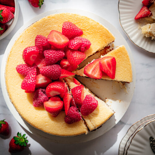 Klassieke new york cheesecake_