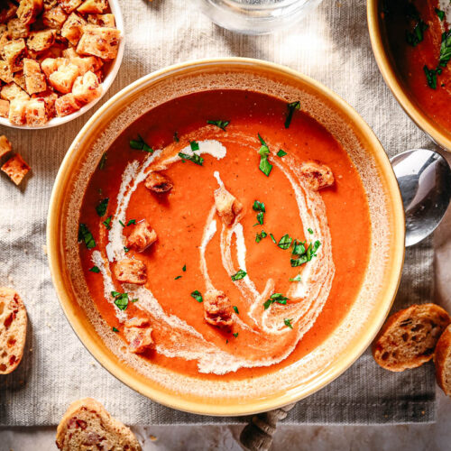 Geroosterde tomatensoep recept