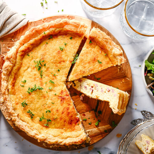 Quiche lorraine maken