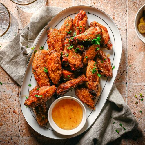 Zoete crispy chicken wings_
