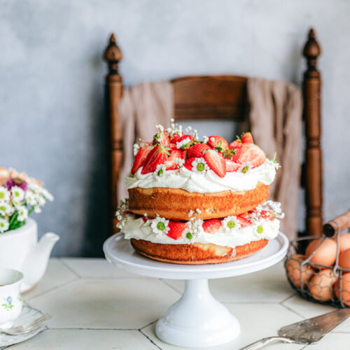 Aardbeiencake Valentijn recepten